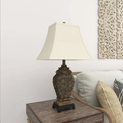 Rustic Table Lamp Set Of 2 Black - Olivia & May 15 Rustic Table Lamp Set Of 2 Black - Olivia & May - Image 13