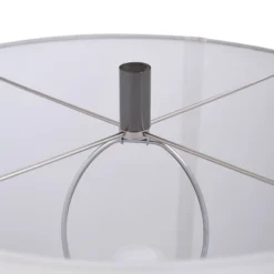 Round Metal Floor Lamp With Crystal Accent Black/Nickel - StyleCraft -Home Decor Store GUEST a94d6ed6 952e 4a43 8546 a034b34161fd