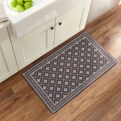 World Rug Gallery Border Anti-Fatigue Standing Mat -Home Decor Store GUEST aad7f8d9 305d 40a3 8a79 70347baafdc9