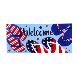 Evergreen Indoor Outdoor Doormat Bundle Set Of 5 - Frame And 4 Holiday Seasonal Inserts Valentine's Truck Easter 4th Of July And St. Patricks -Home Decor Store GUEST ac61f792 141e 42a7 adc6 cc603567a3f2