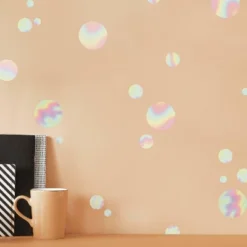 Holographic Circle Peel And Stick Wall Decal - RoomMates -Home Decor Store GUEST ad7267c8 6d52 4047 981e 0ed911f6d922