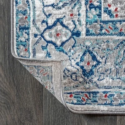 Modern Persian Vintage Medallion Runner Rug - JONATHAN Y 5 Modern Persian Vintage Medallion Runner Rug - JONATHAN Y - Image 3