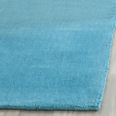 2'3"x12' Tufted Solid Runner Rug Turquoise - Safavieh 4 2'3"x12' Tufted Solid Runner Rug Turquoise - Safavieh - Image 2