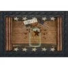 Briarwood Lane Liberty Primitive Doormat Indoor Outdoor Patriotic Holiday Mason Jar 30" X 18" -Home Decor Store GUEST b024f57a f460 4b26 844c 2f33678dd721