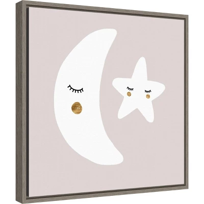 16" X 16" Nap Time I By Victoria Barnes Framed Canvas Wall Art Gray Wash - Amanti Art 3 16" X 16" Nap Time I By Victoria Barnes Framed Canvas Wall Art Gray Wash - Amanti Art