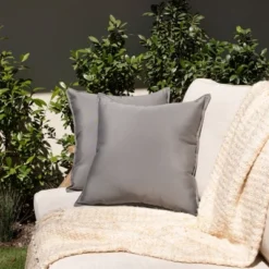 2pc Sunbrella Indoor/Outdoor Throw Pillow Set - Sorra Home -Home Decor Store GUEST b122a4af 9209 4ce3 a658 8122975cd73e