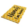 1'4" X 2'4" Honey I'm Home Indoor/Outdoor Coir Doormat White/Black/Yellow - Entryways 1 1'4" X 2'4" Honey I'm Home Indoor/Outdoor Coir Doormat White/Black/Yellow - Entryways -Home Decor Store GUEST b146c1a8 7235 4dd4 a21c cc1f859602be