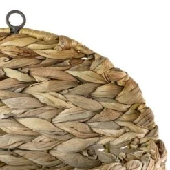 Braided Wall Pocket Water Hyacinth & Metal - Foreside Home & Garden -Home Decor Store GUEST b25b1960 ea5b 496d 88a8 b2af6552f425