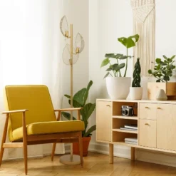 59.25" Theo Leaf Shade Floor Lamp - River Of Goods -Home Decor Store GUEST b309d4b2 ac20 4740 8823 aa078981c8d2