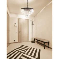 20" Wyatt Crystal Chandelier (Includes Energy Efficient Light Bulb) Bronze - JONATHAN Y -Home Decor Store GUEST b65e655b 3b4b 48ad afb0 6353dec7ca49