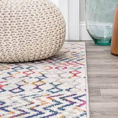 Arta Moroccan Modern Geometric Rug Area Rug - JONATHAN Y 10 Arta Moroccan Modern Geometric Rug Area Rug - JONATHAN Y - Image 8