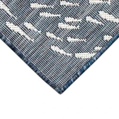 Liora Manne Carmel Indoor/Outdoor Rug Navy 8 Liora Manne Carmel Indoor/Outdoor Rug Navy - Image 6