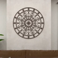 Metal Fleur De Lis Scrollwork And Wall Decor Black - Olivia & May 28 Metal Fleur De Lis Scrollwork And Wall Decor Black - Olivia & May -Home Decor Store GUEST b8b23b3a d5c3 418e 8764 c8e115d311db