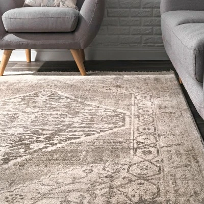 NuLOOM Vintage Cassie Fringe Area Rug 6 NuLOOM Vintage Cassie Fringe Area Rug - Image 4