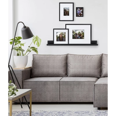 5pc Gallery Frame/Shelf Box Set Black - Kate & Laurel All Things Decor 8 5pc Gallery Frame/Shelf Box Set Black - Kate & Laurel All Things Decor - Image 6