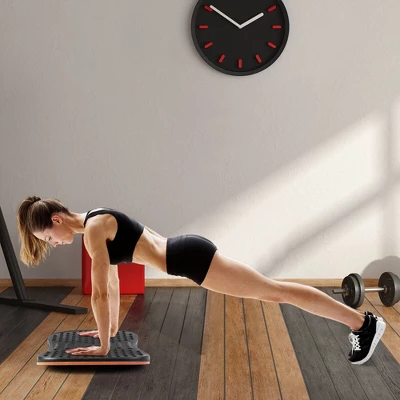 Costway Anti Fatigue Wobble Balance Board Mat W/ Massage Points For Standing Desk Workout 8 Costway Anti Fatigue Wobble Balance Board Mat W/ Massage Points For Standing Desk Workout - Image 6