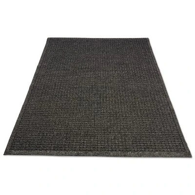 3'x10' Rectangle Solid Plastic Floor Mat Black - Guardian 3 3'x10' Rectangle Solid Plastic Floor Mat Black - Guardian