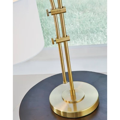 Baronvale Metal Accent Table Lamp Brass - Signature Design By Ashley 4 Baronvale Metal Accent Table Lamp Brass - Signature Design By Ashley - Image 2
