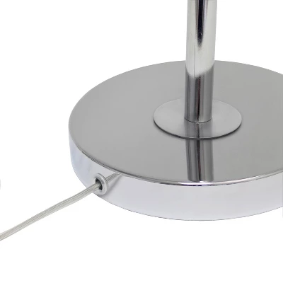 Tilting Arm Table Lamp Silver - Elegant Designs 7 Tilting Arm Table Lamp Silver - Elegant Designs - Image 5