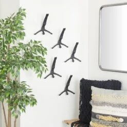 (Set Of 5) 10" Aluminum People Divers Wall Decor - Olivia & May