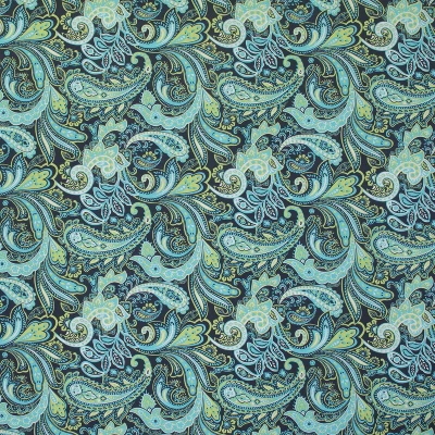 2pk Outdoor Rectangle Throw Pillow - Navy/Turqouise/Paisley - Pillow Perfect 4 2pk Outdoor Rectangle Throw Pillow - Navy/Turqouise/Paisley - Pillow Perfect - Image 2