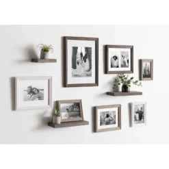 10pc Bordeaux Frame Box Set Gray/Brown - Kate & Laurel All Things Decor -Home Decor Store GUEST c23ebc3e eed5 417d bff2 186a0dd9e5e4