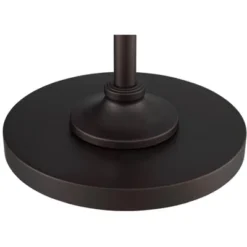 360 Lighting Rustic Downbridge Floor Lamp With USB Charging Port 61" Tall Satin Bronze Metal Dome Shade Living Room Reading House -Home Decor Store GUEST c25dc664 6d66 46e1 ba74 ae820c9c15ce