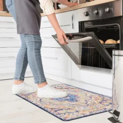 World Rug Gallery Distressed Bohemian Vintage Anti-fatigue Standing Mat -Home Decor Store GUEST c3ec2e71 69d5 4b99 ad68 493a52656ae8