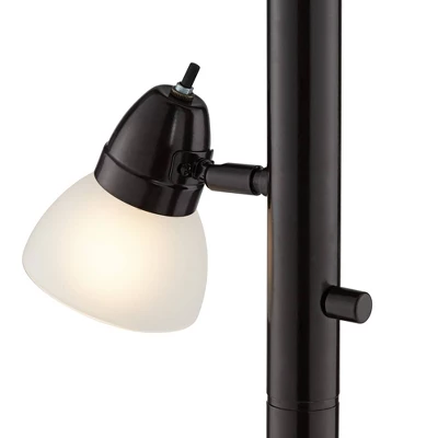 360 Lighting Modern Torchiere Floor Lamp 3-in-1 Design 70" Tall Tiger Bronze White Glass Shades For Living Room Reading Bedroom Office 6 360 Lighting Modern Torchiere Floor Lamp 3-in-1 Design 70" Tall Tiger Bronze White Glass Shades For Living Room Reading Bedroom Office - Image 4