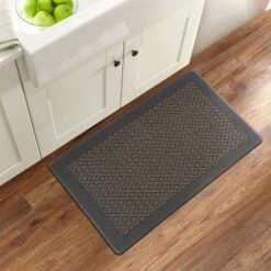 World Rug Gallery Geometric Textline Anti-Fatigue Standing Mat -Home Decor Store GUEST c4ee6ba2 9588 475c 9c7f 067e3d88dc07