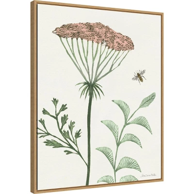 22" X 28" Springtime III Warm By Sara Zieve Miller Framed Canvas Wall Art Light Brown - Amanti Art 3 22" X 28" Springtime III Warm By Sara Zieve Miller Framed Canvas Wall Art Light Brown - Amanti Art