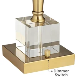 Possini Euro Design Wayne Modern Table Lamps 29 1/4" Tall Set Of 2 Brass With USB Charging Port White Fabric Drum Shade For Bedroom Living Room Kids 13 Possini Euro Design Wayne Modern Table Lamps 29 1/4" Tall Set Of 2 Brass With USB Charging Port White Fabric Drum Shade For Bedroom Living Room Kids -Home Decor Store GUEST c6ad3dfc 851e 46ad abde e1f3da7e88d1