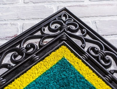 Evergreen Dallas Cowboys Indoor Outdoor Coir DoorMat - 1'4"x2'4" Black 4 Evergreen Dallas Cowboys Indoor Outdoor Coir DoorMat - 1'4"x2'4" Black - Image 2