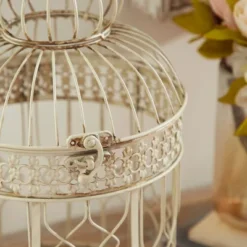 Set Of 2 Iron 22" Vintage Birdcage Cream - Olivia & May 9 Set Of 2 Iron 22" Vintage Birdcage Cream - Olivia & May -Home Decor Store GUEST c6fd86bd 59a3 4da2 bd87 7c64bab4b008