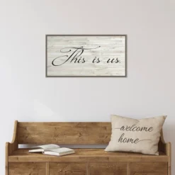 26" X 14" Family Inspiration I By Alicia Ludwig Framed Canvas Wall Art Gray Wash - Amanti Art -Home Decor Store GUEST c7f2a4fd 95da 423d 9a95 e912bc1ce070