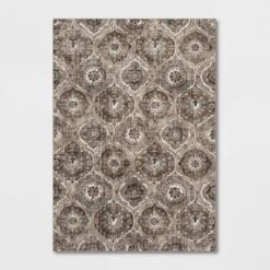 Bailey Companion Tile Print Accent Rug Tan - Threshold™ -Home Decor Store GUEST c86a9554 2700 48a9 8622 373c214e30ab