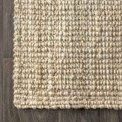 Hiro Hand Woven Chunky Jute Area Rug - JONATHAN Y 5 Hiro Hand Woven Chunky Jute Area Rug - JONATHAN Y - Image 3