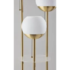 Bianca Shelf Floor Lamp Antique Brass - Adesso -Home Decor Store GUEST c9d0b47d 98d3 4a78 bc3b 9524c574cc0e