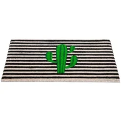 Northlight Green Cactus Striped Natural Coir Outdoor Doormat 18" X 30" 9 Northlight Green Cactus Striped Natural Coir Outdoor Doormat 18" X 30" -Home Decor Store GUEST ca319498 e0c8 42f8 a889 2375bdc0b1db