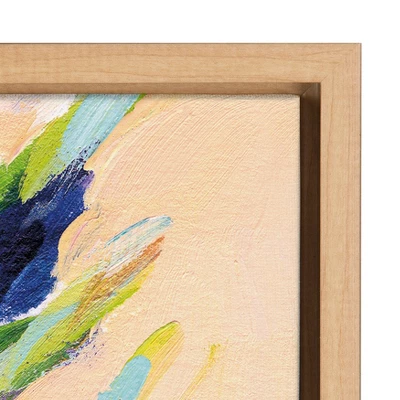 23" X 33" Sylvie Pineapple Study No 2 Framed Canvas Wall Art By Rachel Christopoulous Natural - Kate And Laurel 4 23" X 33" Sylvie Pineapple Study No 2 Framed Canvas Wall Art By Rachel Christopoulous Natural - Kate And Laurel - Image 2