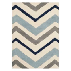 Dublin Chevron Geometric Tufted Area Rug - Safavieh -Home Decor Store GUEST cd8dc2ee 07db 4336 ad8b 0390854df18a
