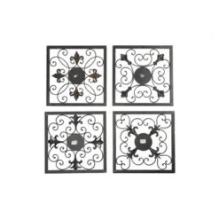 Metal Fleur De Lis Scrollwork And Wall Decor Set Of 4 Brown - Olivia & May 40 Metal Fleur De Lis Scrollwork And Wall Decor Set Of 4 Brown - Olivia & May -Home Decor Store GUEST cdd89260 769d 476f b171 f63c725e1bf8