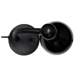 14.25" Traditional Fundamental Metal Desk Task Lamp And Bowl Shaped Shade With Flexi Gooseneck Black - Creekwood Home -Home Decor Store GUEST ce9ca86c bdc3 40d1 b3f8 246c7a937544