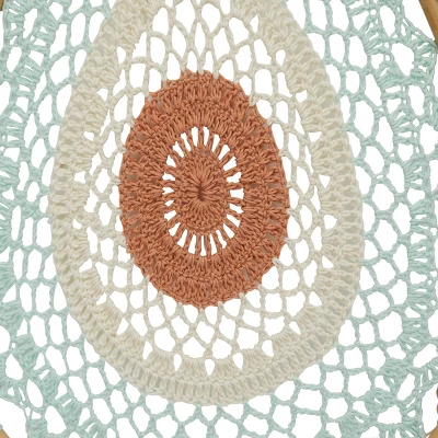 Set Of 3 Cotton Macrame Handmade Woven Dreamcatcher Wall Decors With Fringe Tassels - Olivia & May 7 Set Of 3 Cotton Macrame Handmade Woven Dreamcatcher Wall Decors With Fringe Tassels - Olivia & May - Image 5