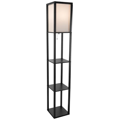 Hastings Home Floor Lamp – Etagere Style Standing Light With 3 Tiers Of Storage Shelving, Black 8 Hastings Home Floor Lamp – Etagere Style Standing Light With 3 Tiers Of Storage Shelving, Black - Image 6