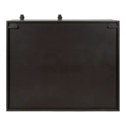 24" X 7.25" X 20" Samuels Decorative Metal Wall Cabinet Charcoal/Rustic Brown - Kate & Laurel All Things Decor -Home Decor Store GUEST d09c46d1 a2e3 4807 a994 cbde22e4181f