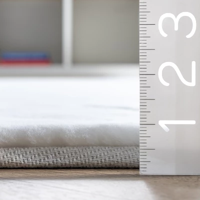 NuLOOM Layne Soft Silky Faux Rabbit Area Rug 4 NuLOOM Layne Soft Silky Faux Rabbit Area Rug - Image 2