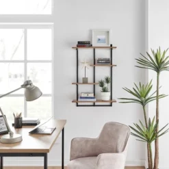 34.5" X 23.6" Rhodes 4 Tier Modern Floating Windowsill Wall Shelf Unit - Danya B. -Home Decor Store GUEST d366ac26 11b3 493c 90da 125d340a2a86