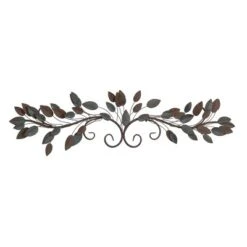 Metal Leaf Wall Decor Blue - Olivia & May -Home Decor Store GUEST d384d610 06b9 4f0d abc1 c812317a9326