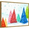 24" X 18" Magic Christmas Trees I By PI Studio Framed Canvas Wall Art - Amanti Art -Home Decor Store GUEST d4ed8c73 5da3 4824 9aa6 26a4f2fdf824